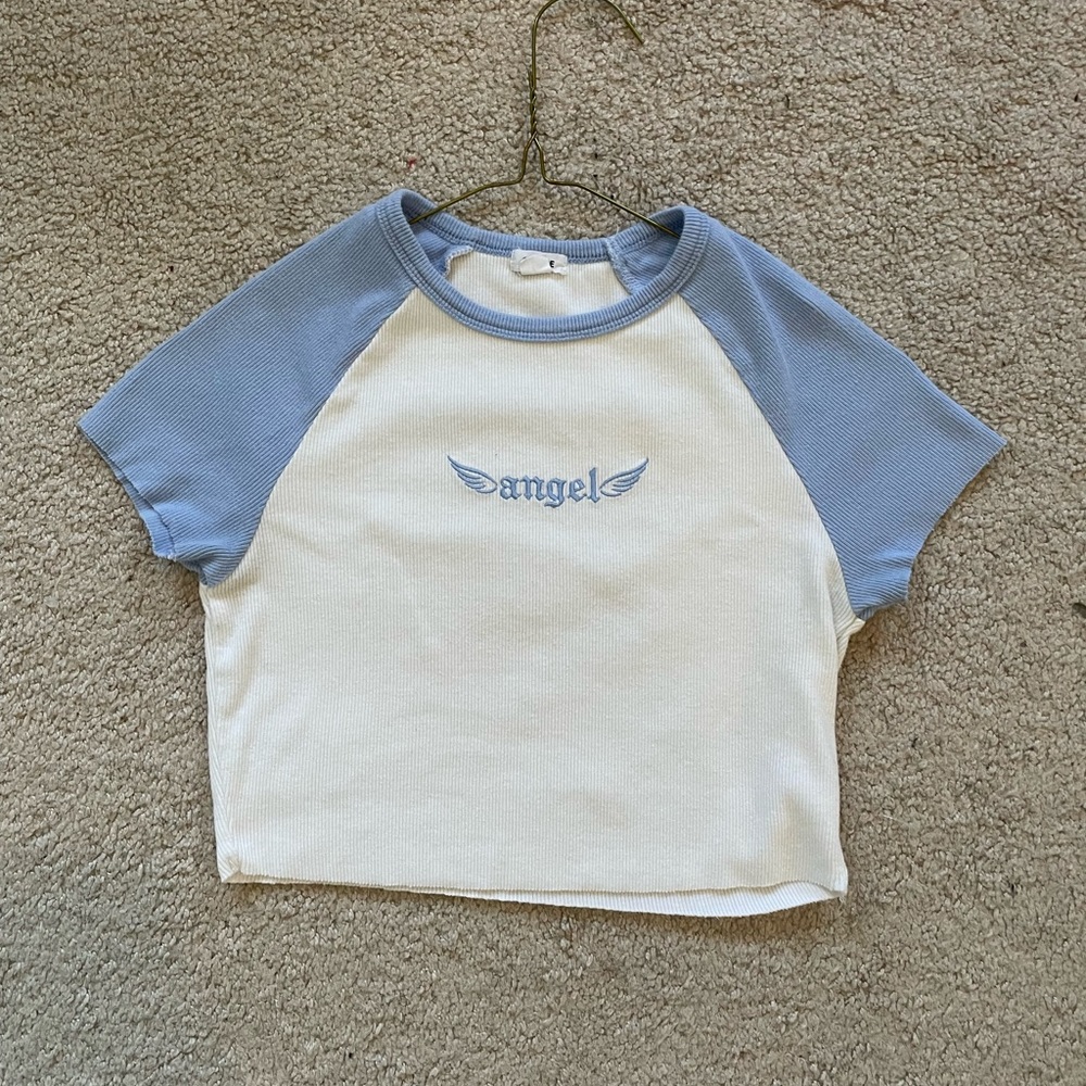 Garage Blue Angel Crop Top